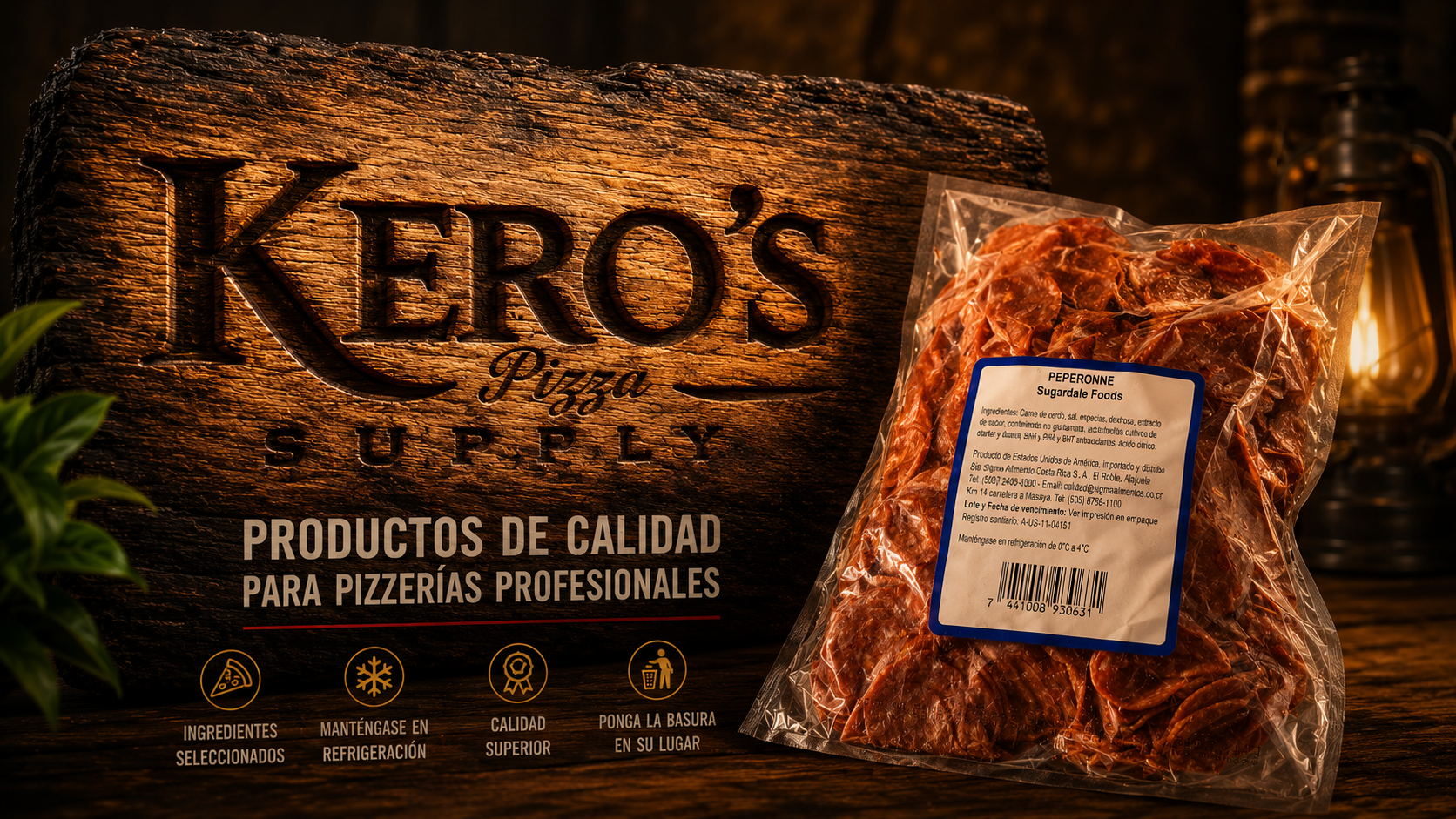 Peperoni Premium en Rodajas Delmor (5 Lb)
